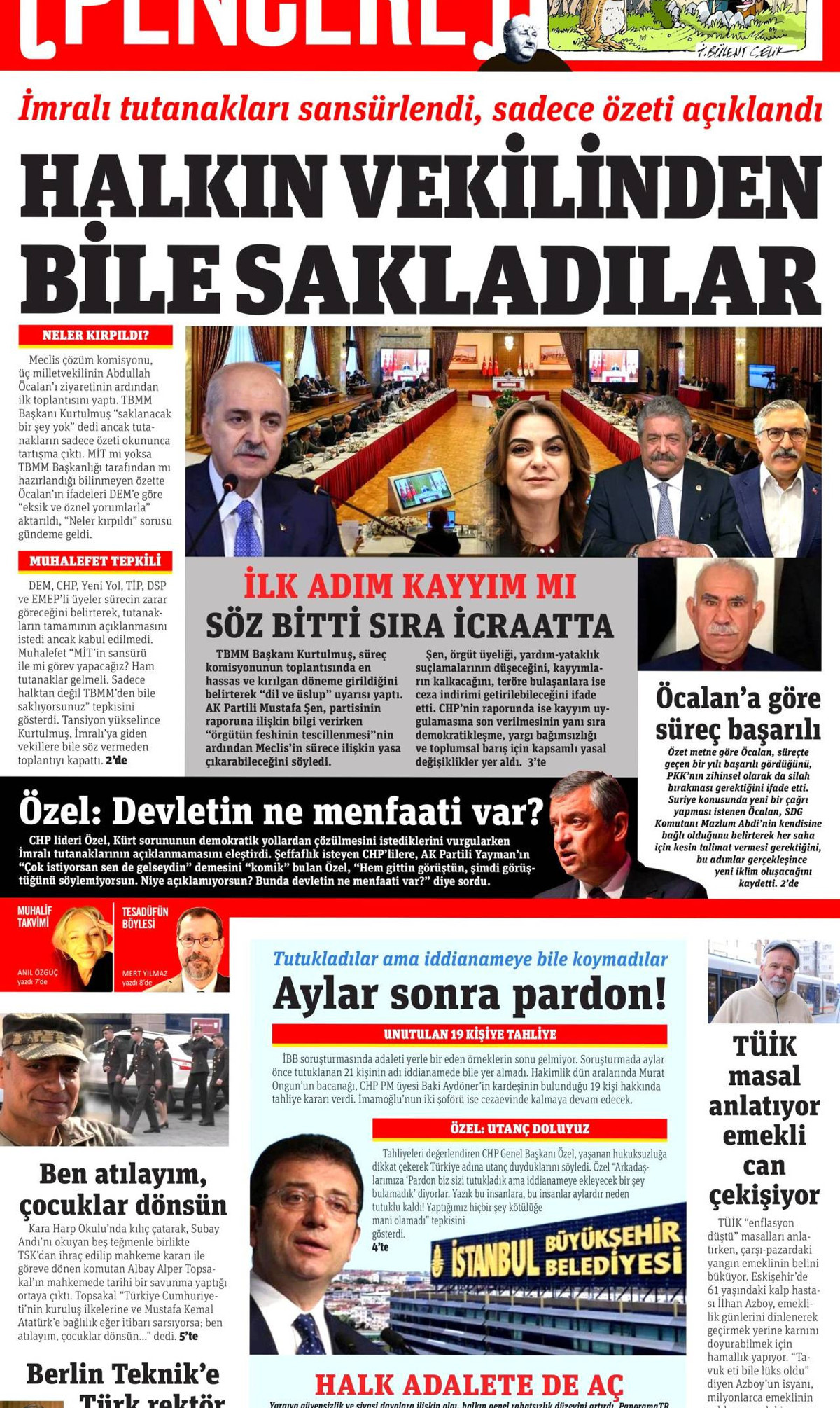Gazete Pencere (Online Gazete) Gazetesi Manşeti