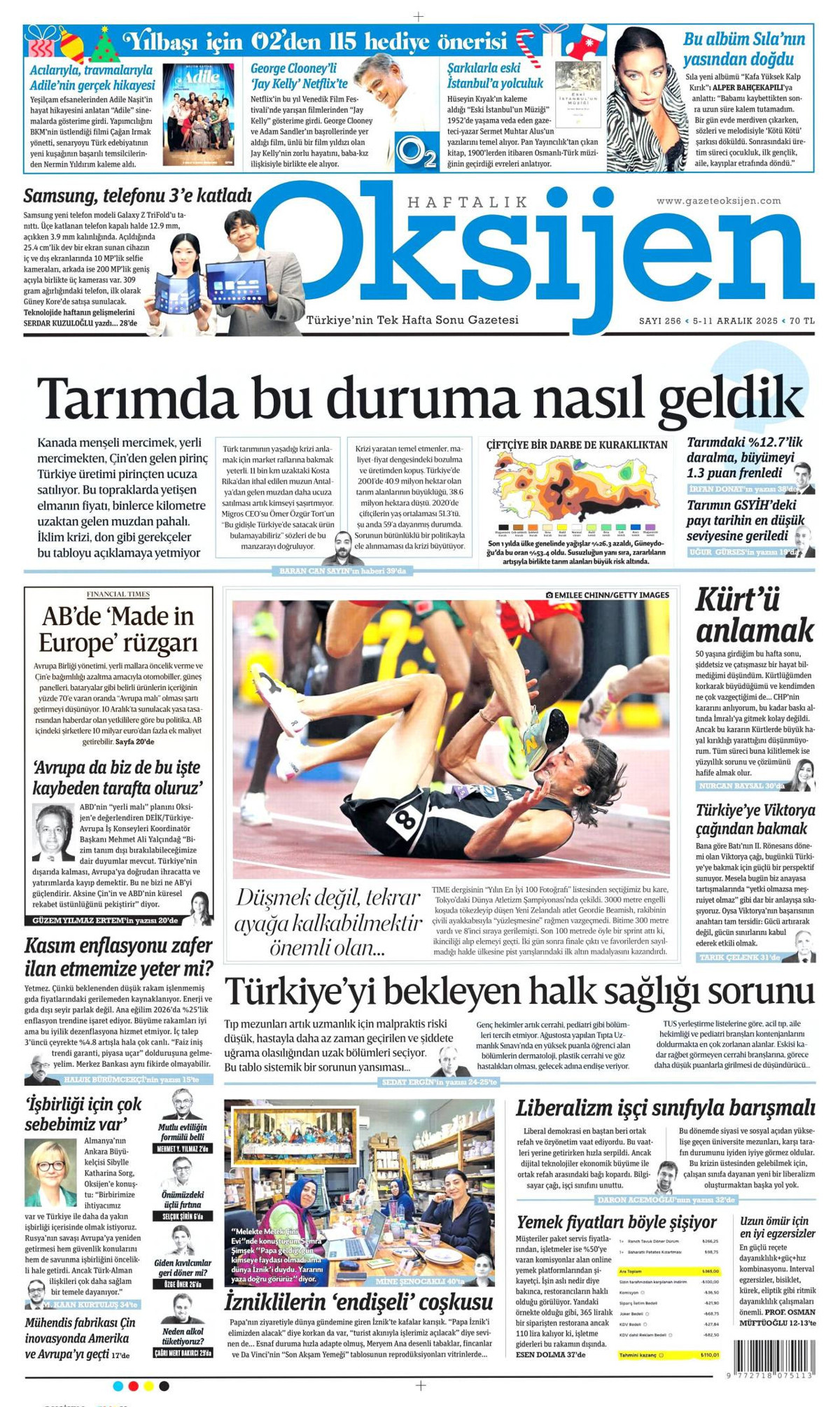 Oksijen Gazetesi Gazetesi Manşeti