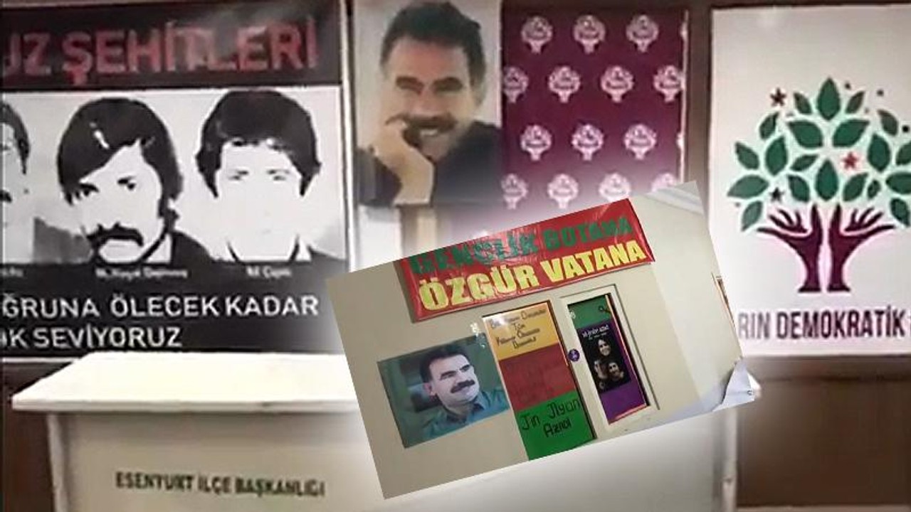 Burası Kandil değil, HDP İlçe Başkanlığı!