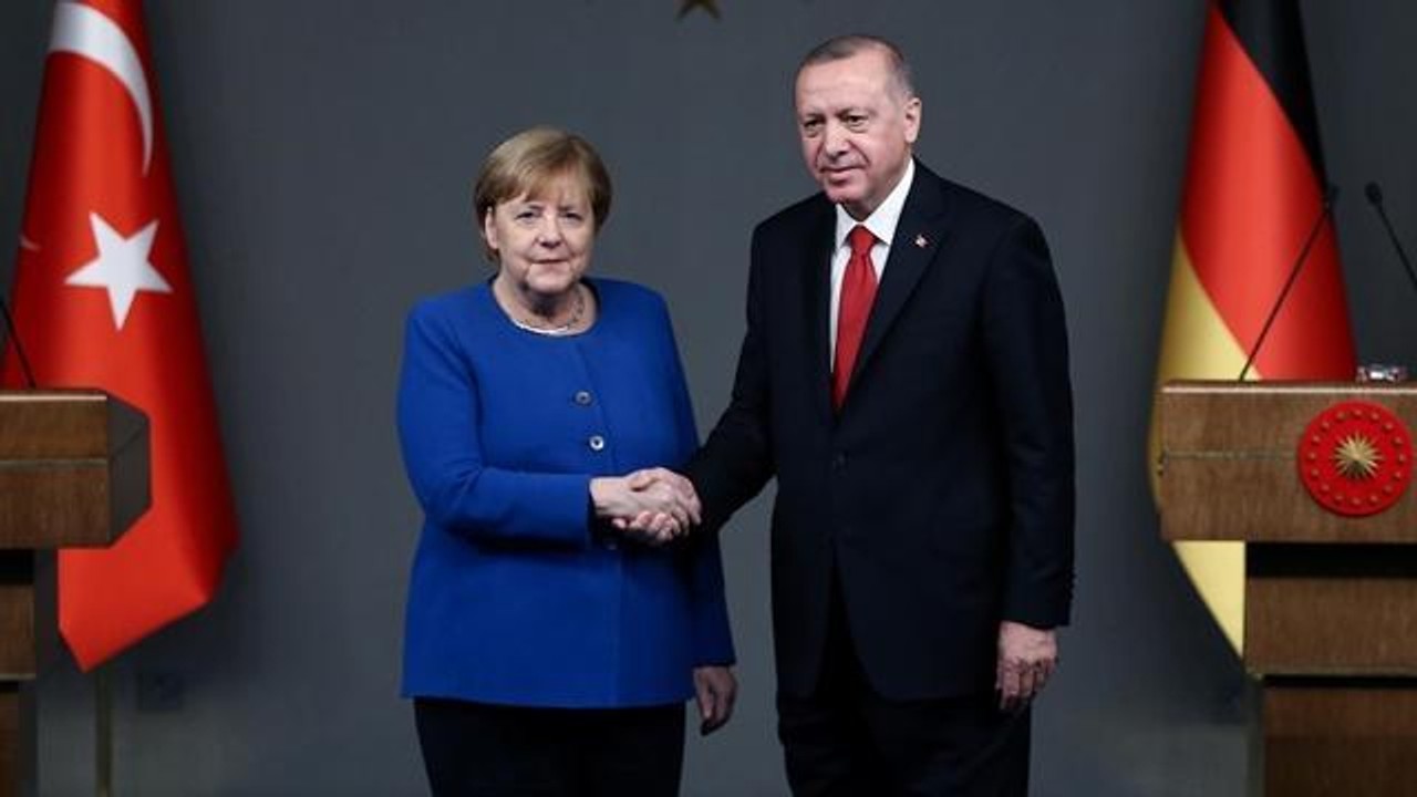 Almanya Başbakanı Angela Merkel Türkiye'de