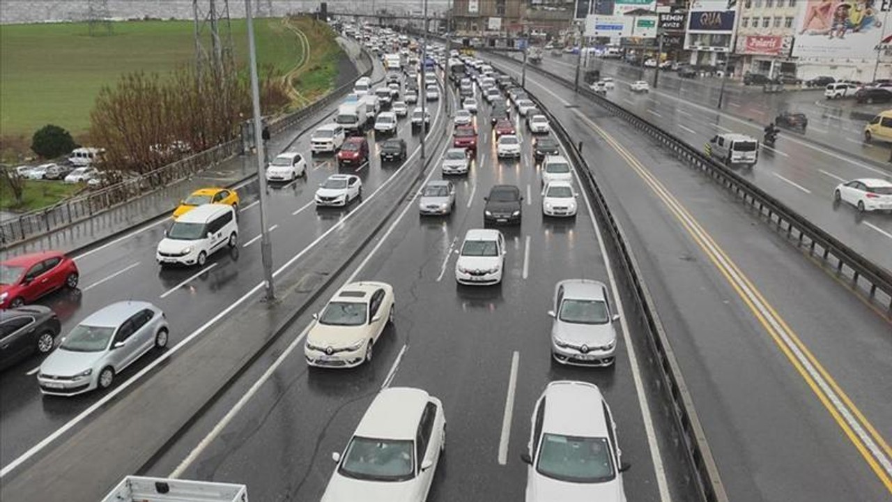 İstanbul'da trafik durumu