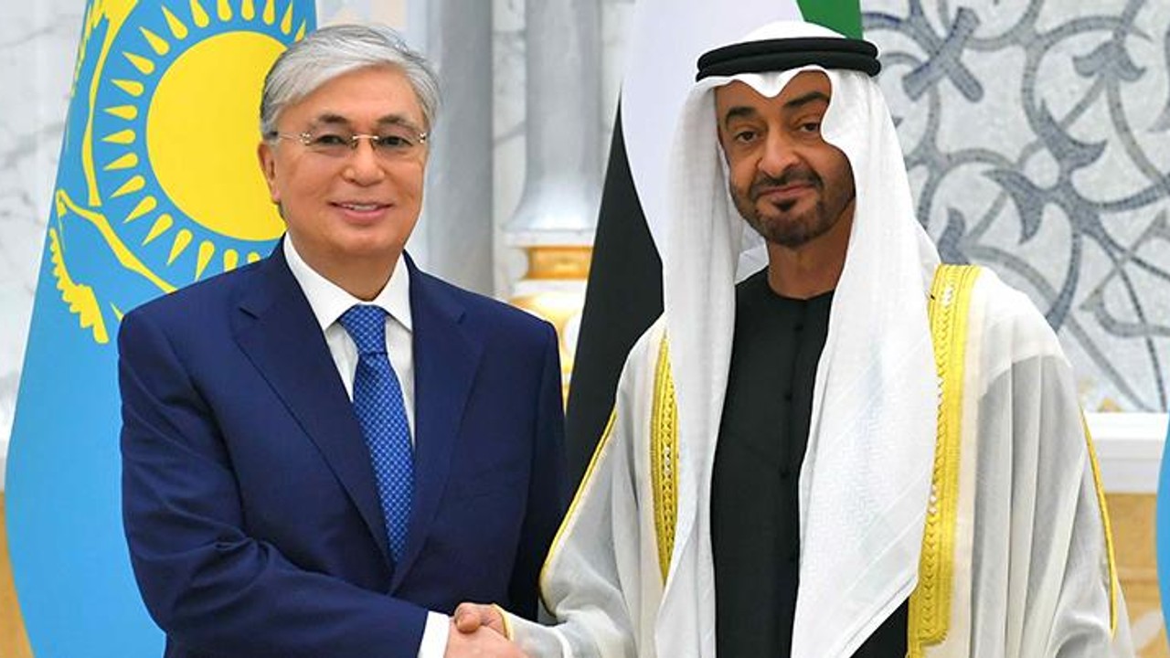 BAE Veliaht Prensi Bin Zayed ile Kazakistan Cumhurbaşkanı Tokayev görüştü