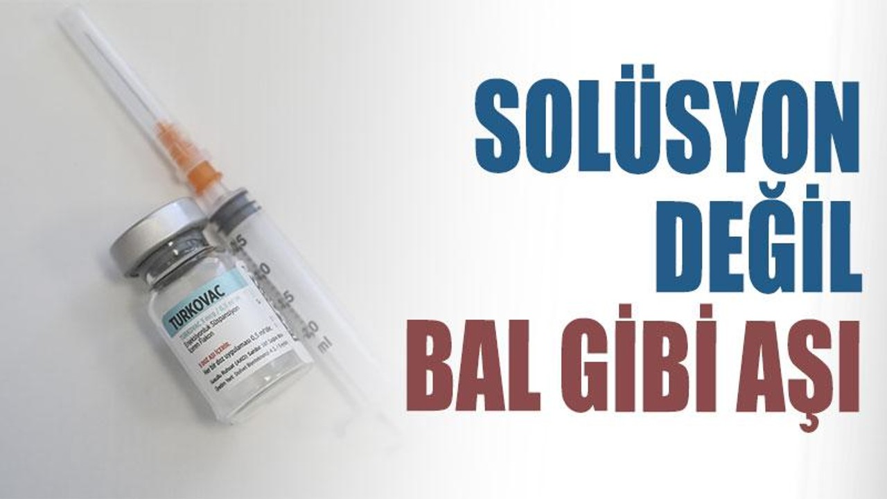 Solüsyon değil, bal gibi aşı