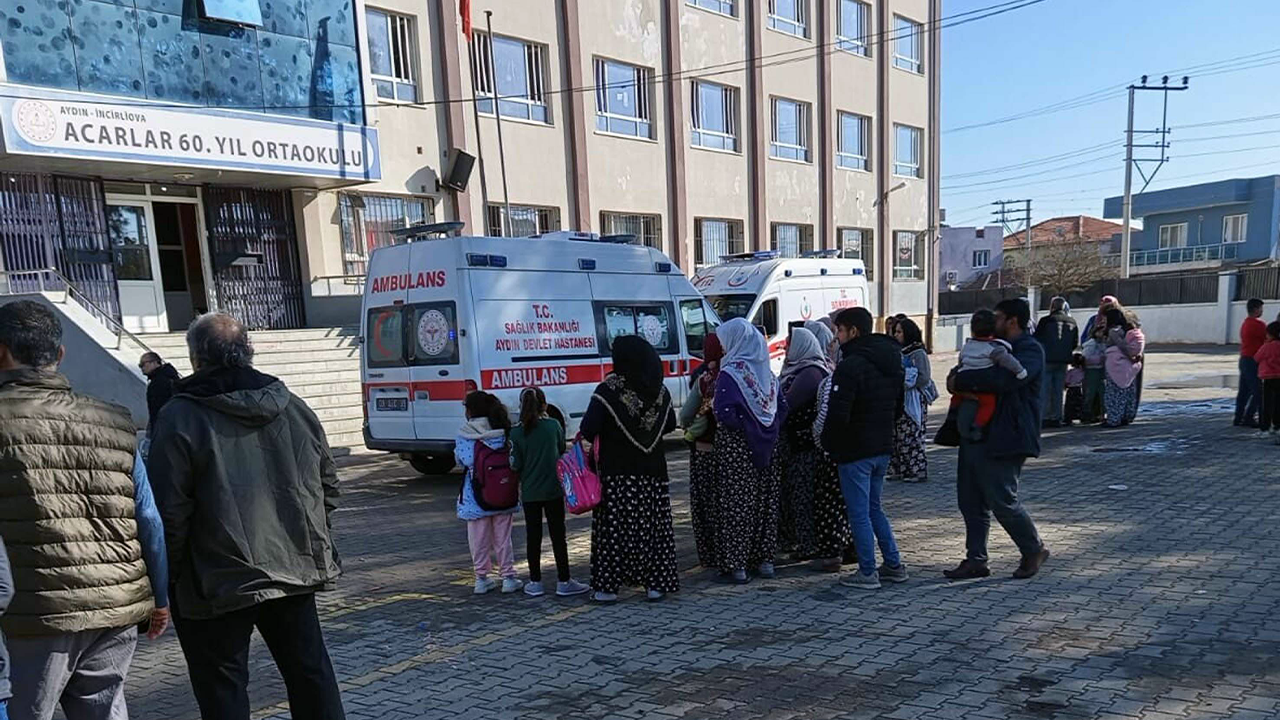 Aydın'da 37 öğrenci gıda zehirlenmesi şüphesiyle hastaneye kaldırıldı