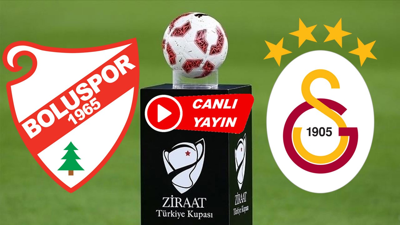 Boluspor - Galatasaray maçı canlı izle! A Spor canlı maç izle