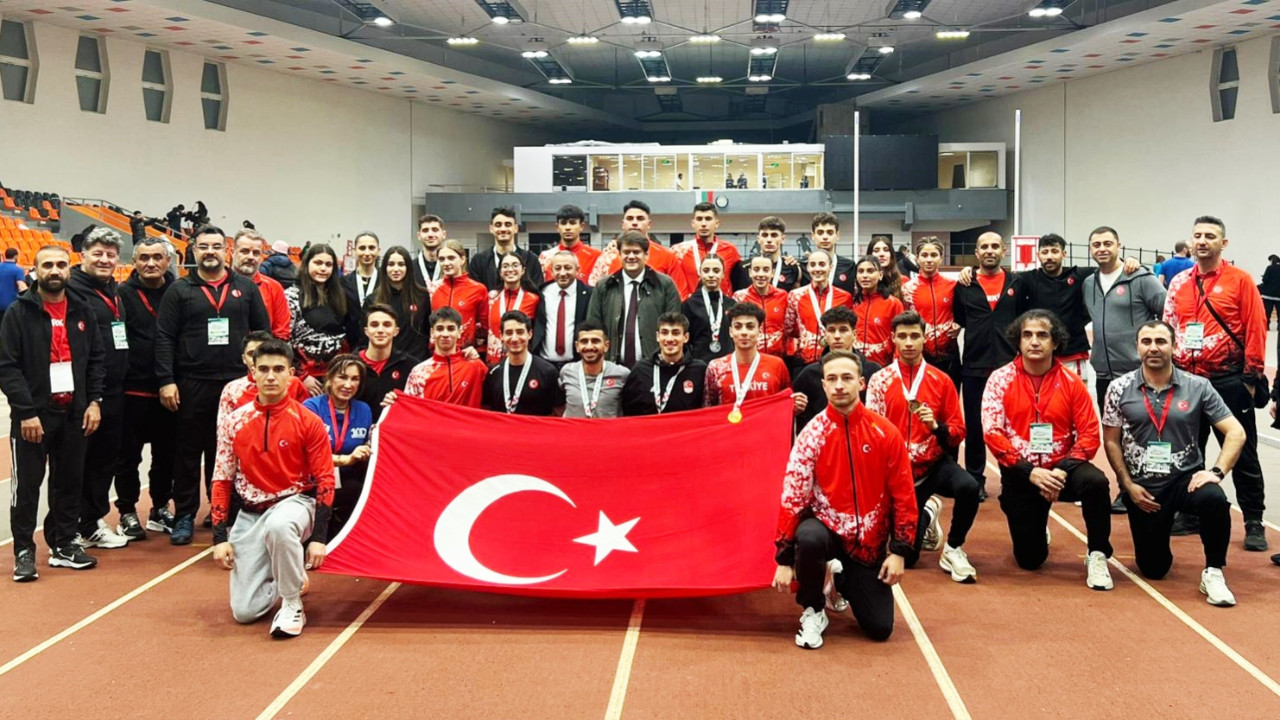 Atletizm milli takımı, 13 madalya kazandı! Şampiyonaya Türkiye damga vurdu