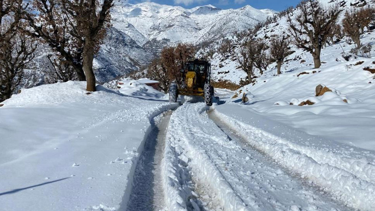 Batman’da kar nedeniyle kapanan 130 köy yolu ulaşıma açıldı