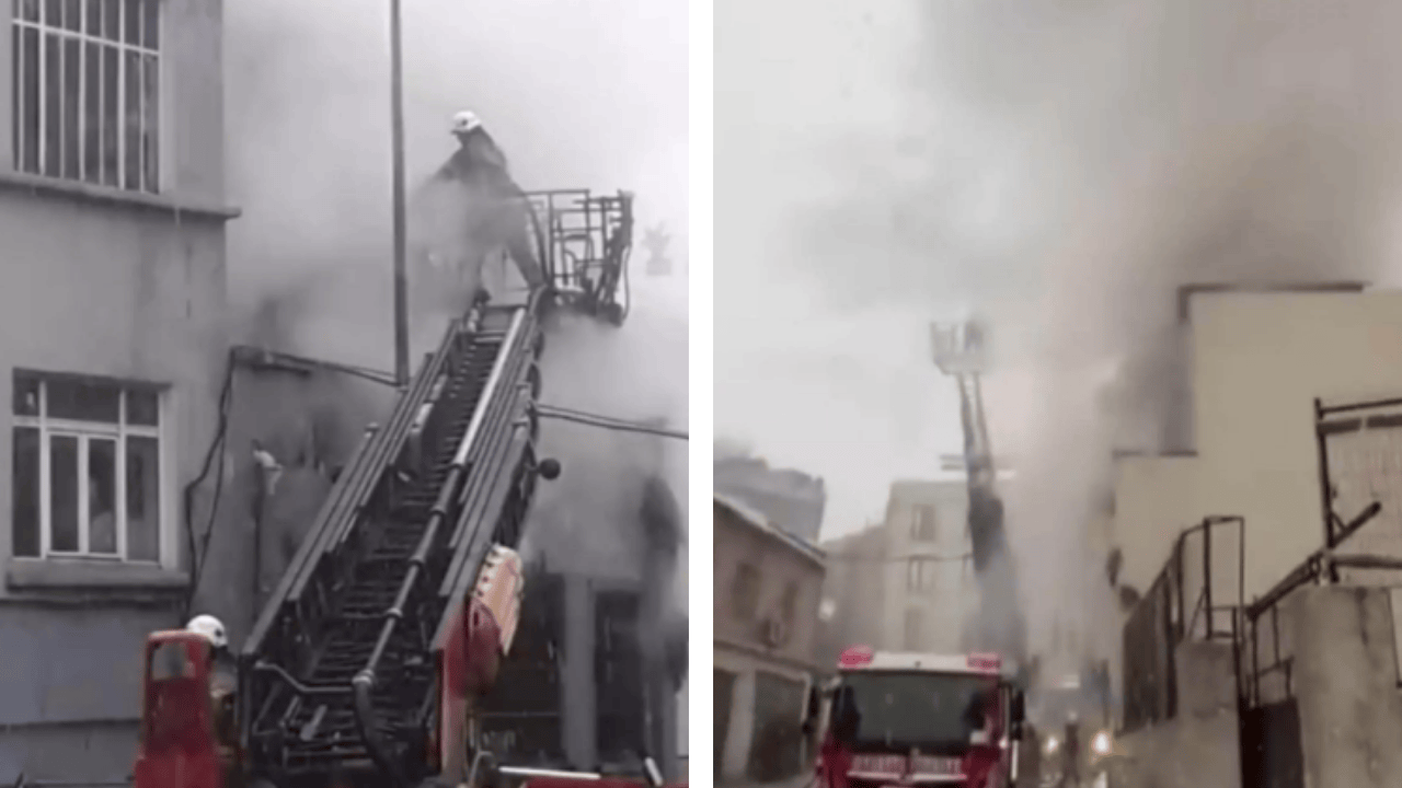 Beyoğlu'nda acı olay: Çıkan yangında bir kişi yaşamını yitirdi