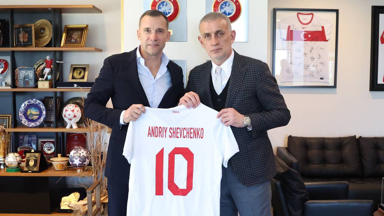 Shevchenko'dan İbrahim Hacıosmanoğlu'na ziyaret