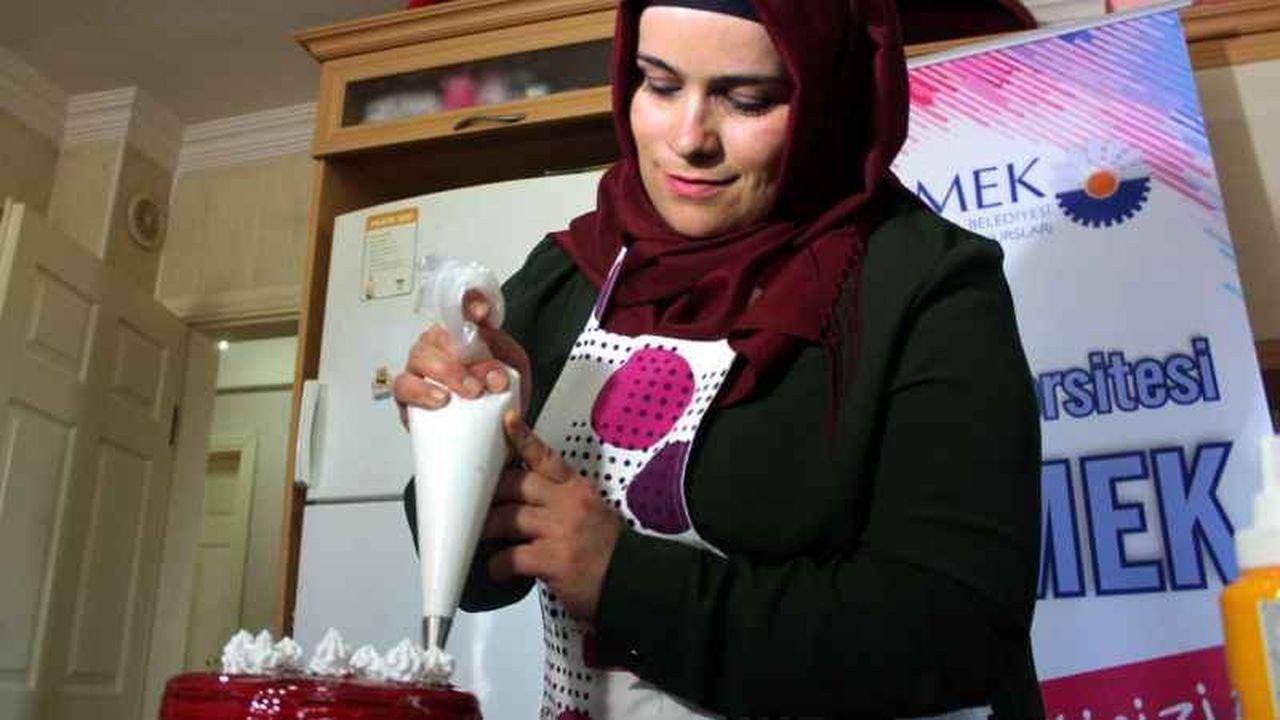 Kocaeli Belediyesi'nden kurs aldı: Kendi işinin patronu oldu