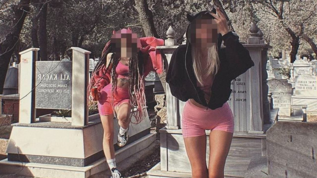 Antalya'da mezarlıktaki görüntüler tepki çekmişti! Bakın o kızlara ne oldu