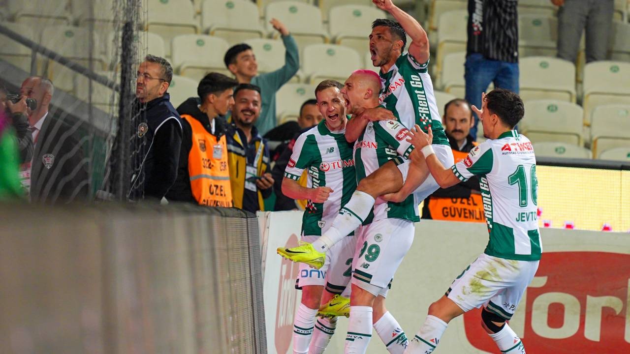 Konyaspor'dan tek gollü galibiyet! Yeşil-beyazlılar, Gaziantep FK'yi 1-0 yendi