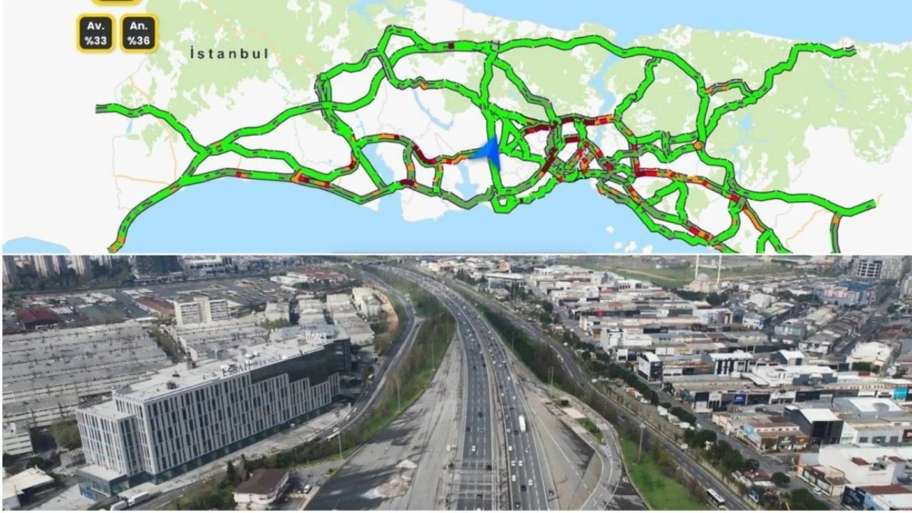 Kırmızı harita yeşile döndü! İstanbul sokakları boşaldı