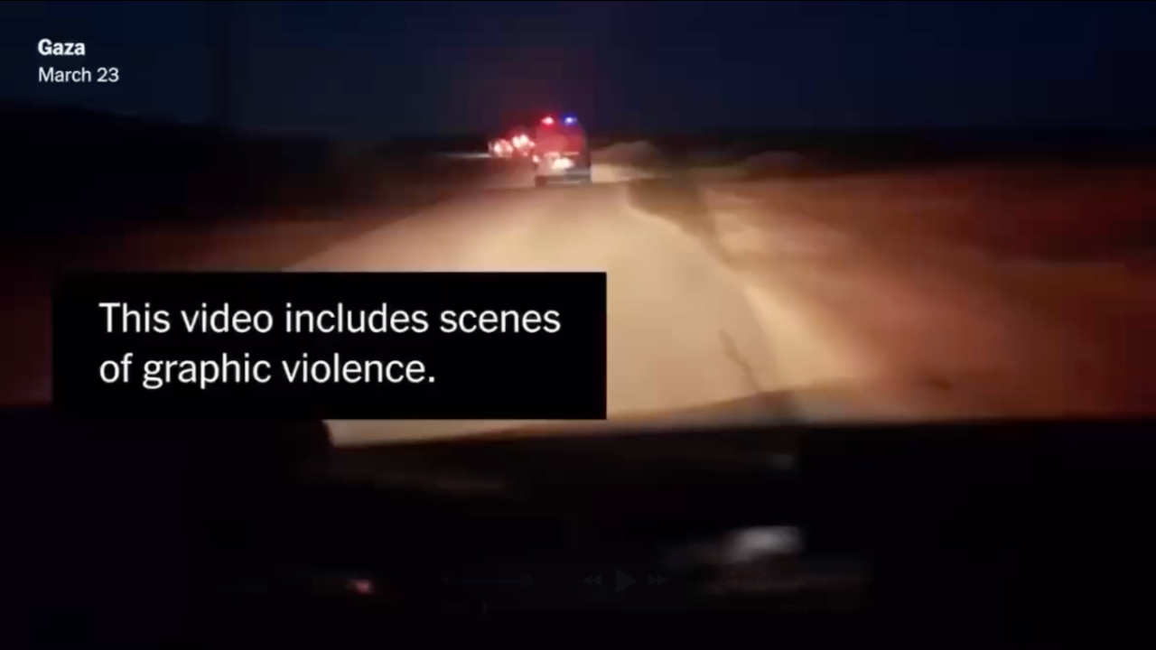 Gazze'de 15 sağlık çalışanının naaşları bulunmuştu! Son anları ortaya çıktı