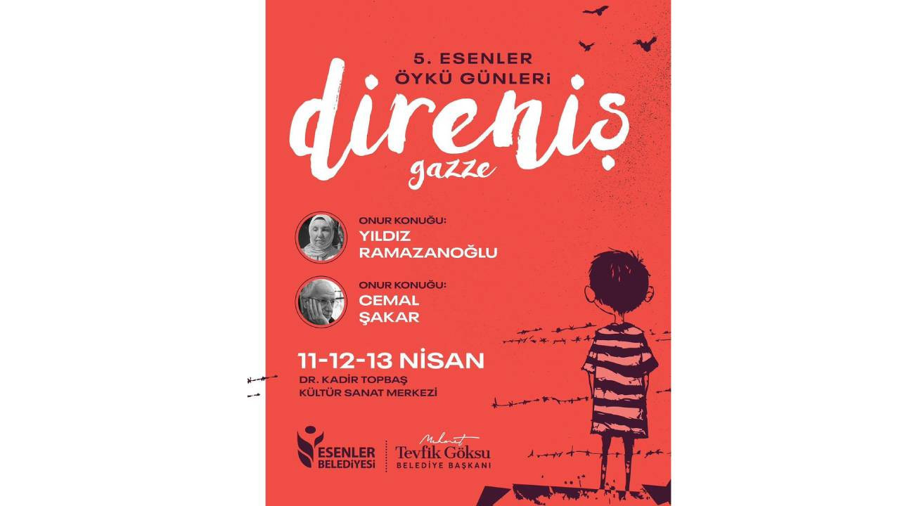 5. Esenler Öykü Günleri'nin bu yılki teması Gazze