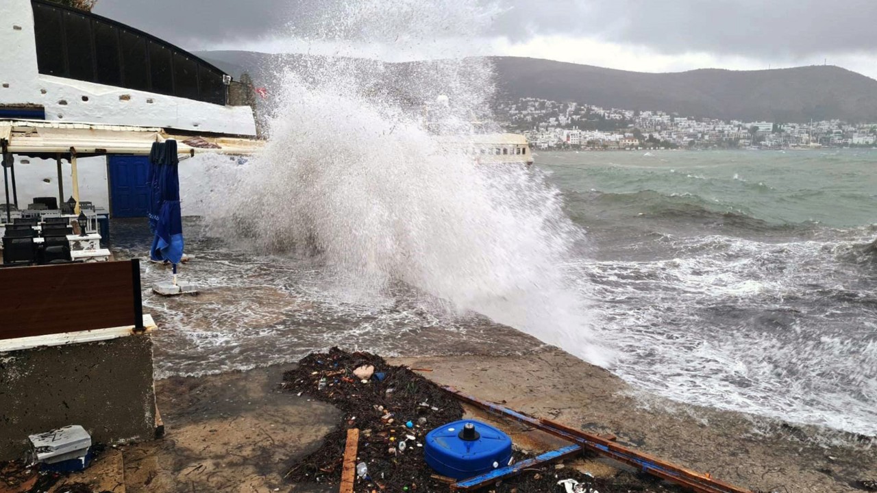 Bodrum için fırtına uyarısı
