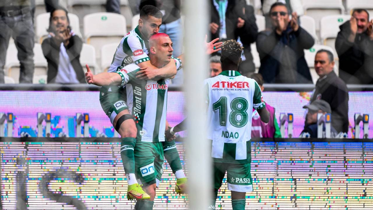Konyaspor, Göztepe'yi 1-0 mağlup etti