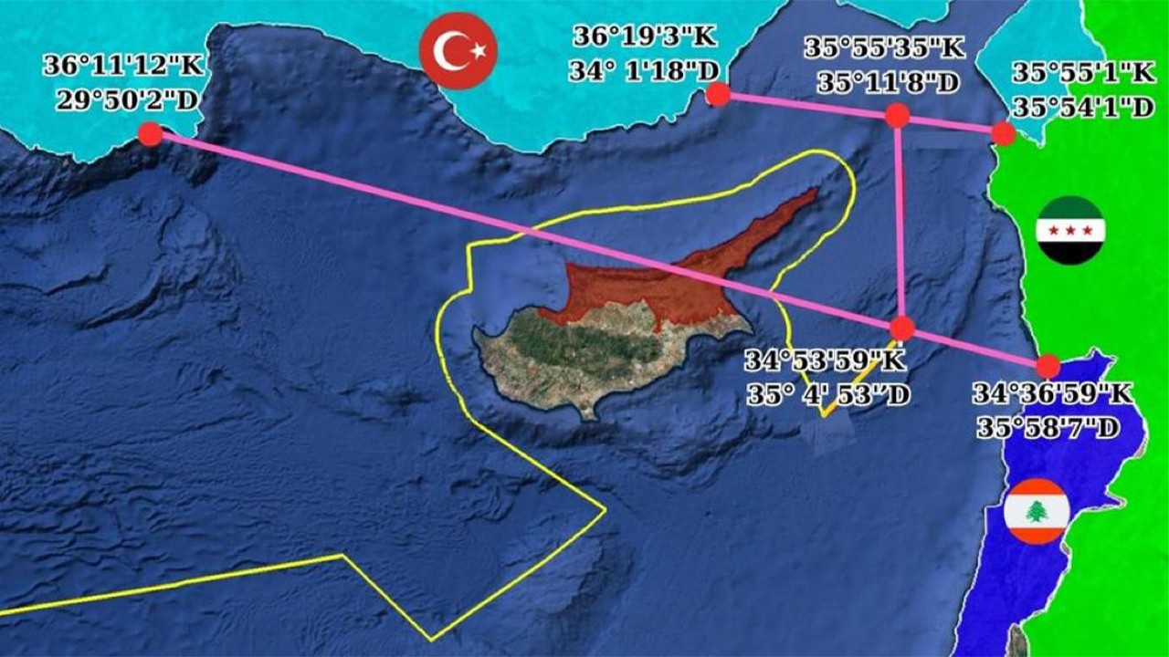 Türkiye – Suriye Deniz Yetki Alanı Anlaşması: Mavi Vatan güçlenir Şam’ın deniz alanı artar