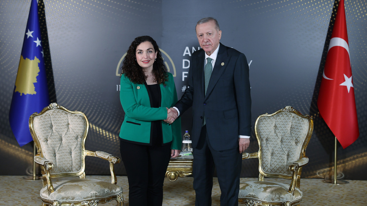 Kosova Cumhurbaşkanı Osmani'den Cumhurbaşkanı Erdoğan açıklaması