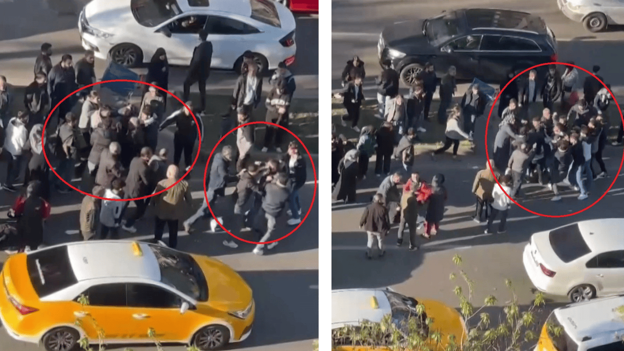 Motosikleti ile yayaya çarptı: Kazayı görenler sürücüye saldırdı