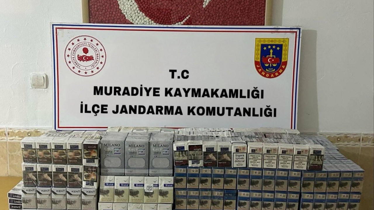 Van'da binlerce paket kaçak sigara ele geçirildi