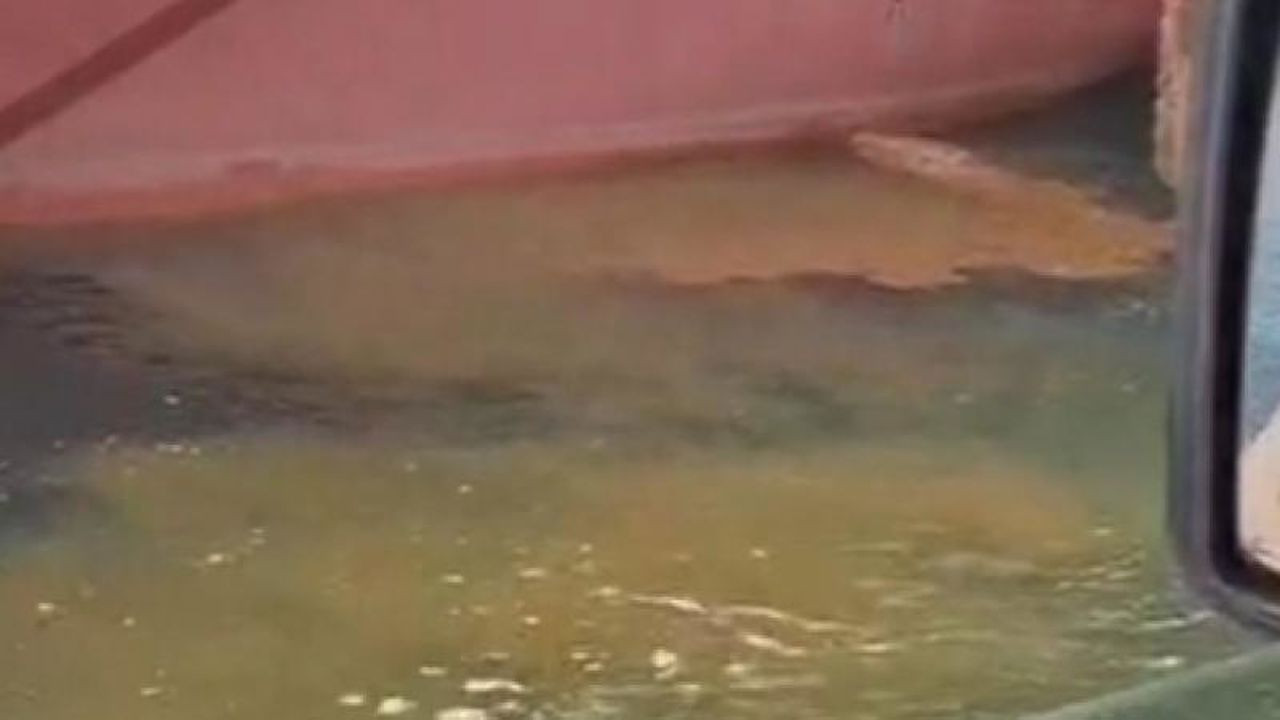 Marmara Denizi'ni kirleten gemiye dev ceza!