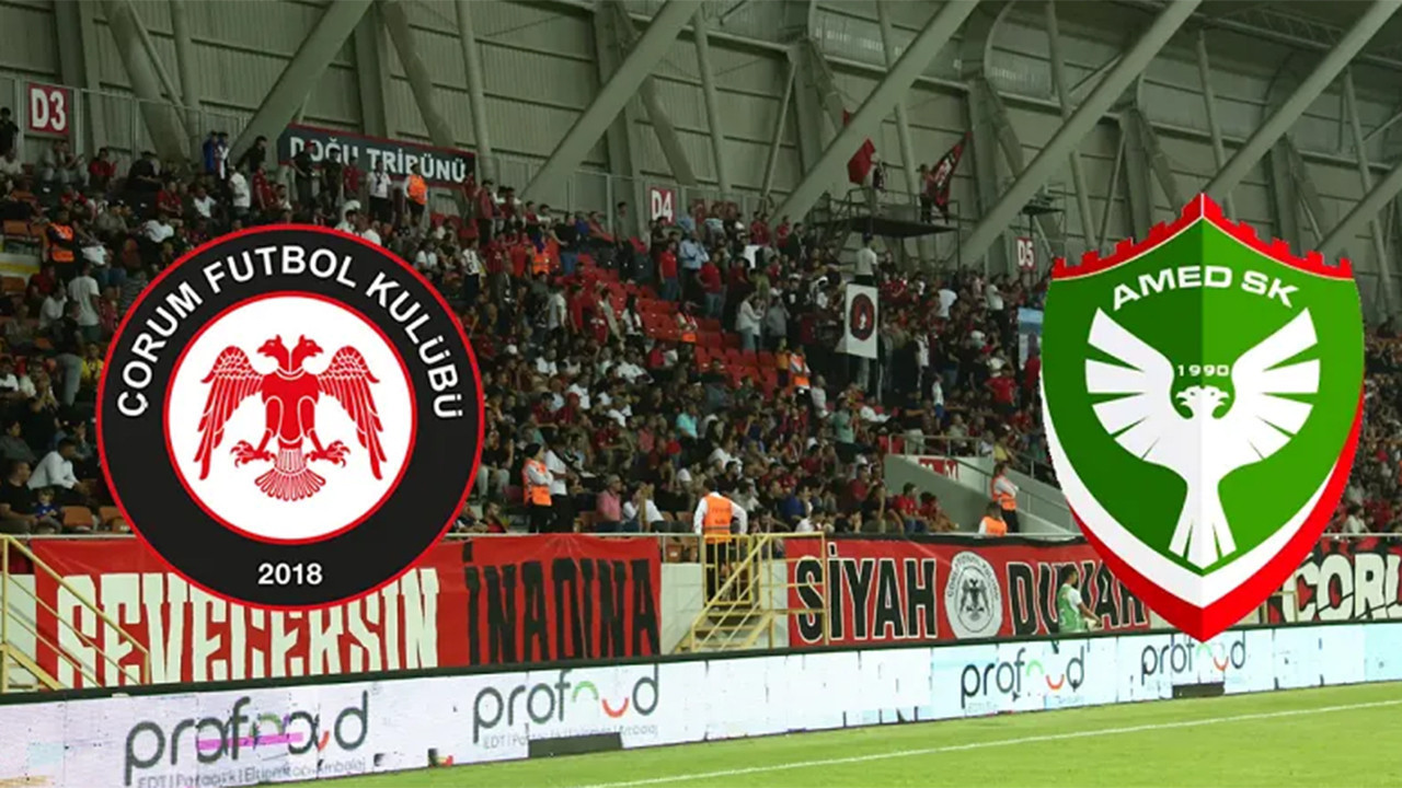 Amed SK - Çorum FK Trendyol 1. Lig maçı ne zaman? Saat kaçta? Hangi kanalda?