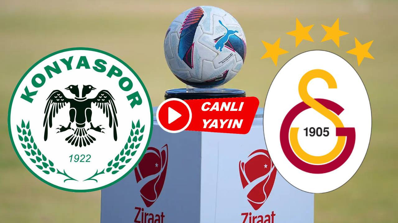 Konyaspor - Galatasaray maçı nereden canlı izlenir! Ziraat Türkiye Kupası ATV canlı maç yayını