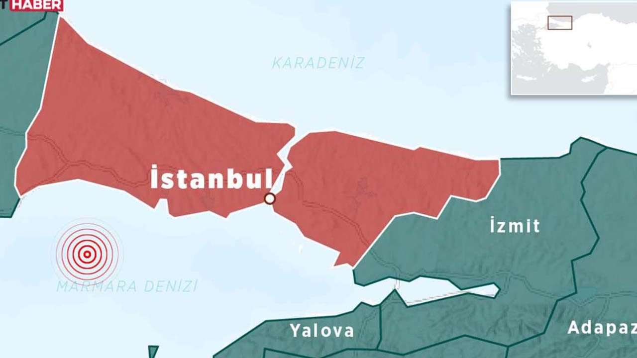 İstanbul Silivri açıklarında 3.8 büyüklüğünde deprem!