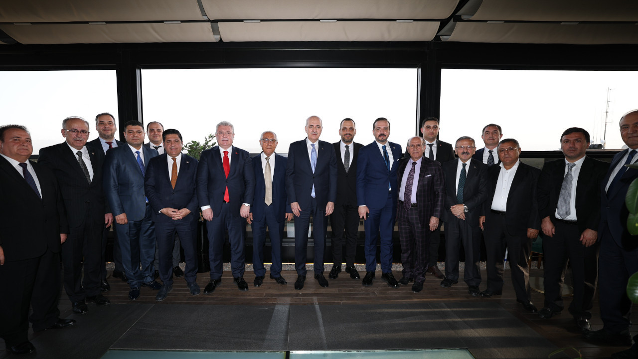 TBMM Başkanı Kurtulmuş, Kırgızistan’da: Türk iş insanlarıyla görüştü