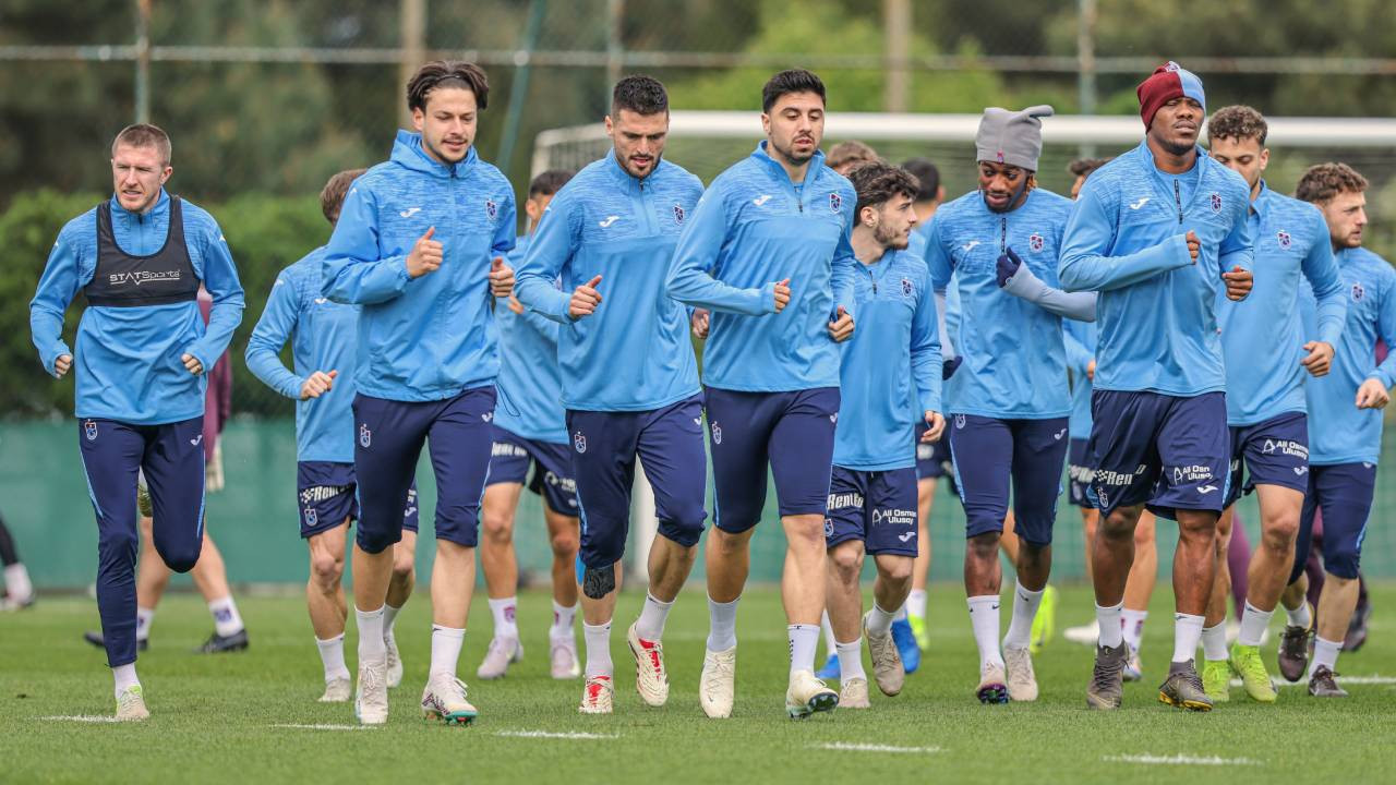 Trabzonspor, Kasımpaşa hazırlıklarını sürdürdü