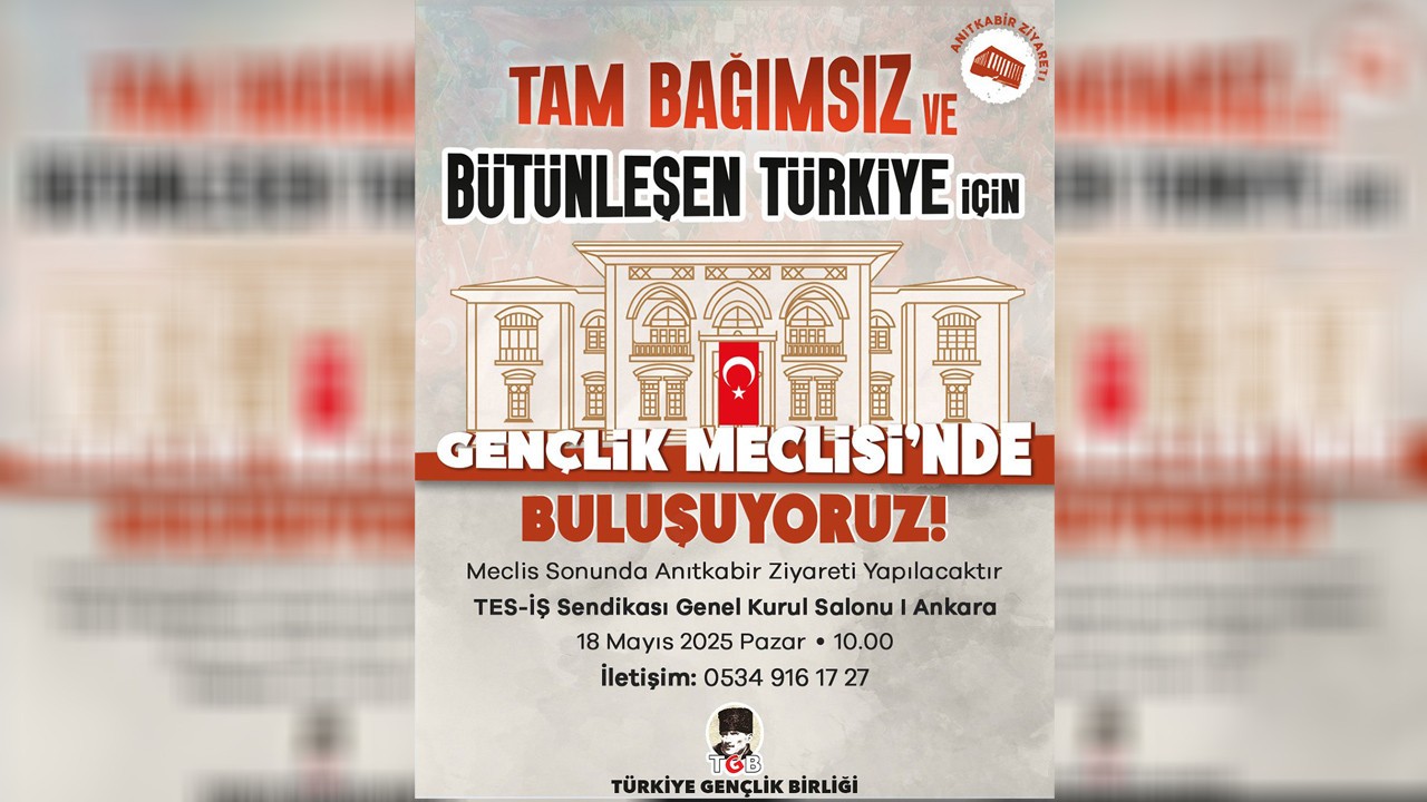 Gençler, ‘Gençlik Meclisi’nde konuşacak
