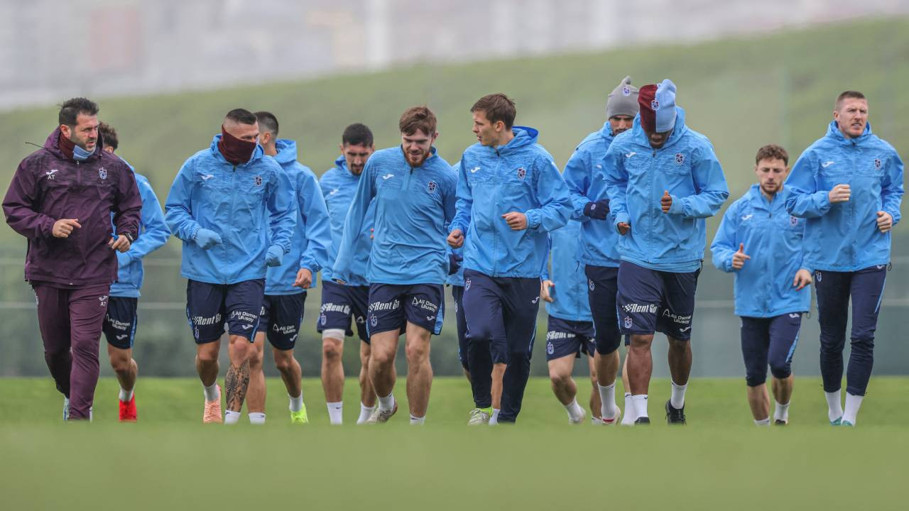 Trabzonspor, Galatasaray hazırlıklarını sürdürdü