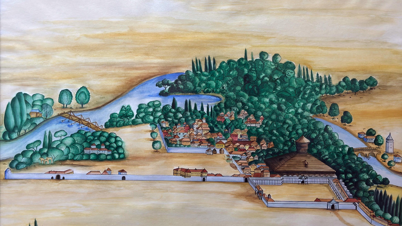 Edirne Sarayı 1600'lü yıllarda böyle görünüyordu! İsviçre'de bulundu