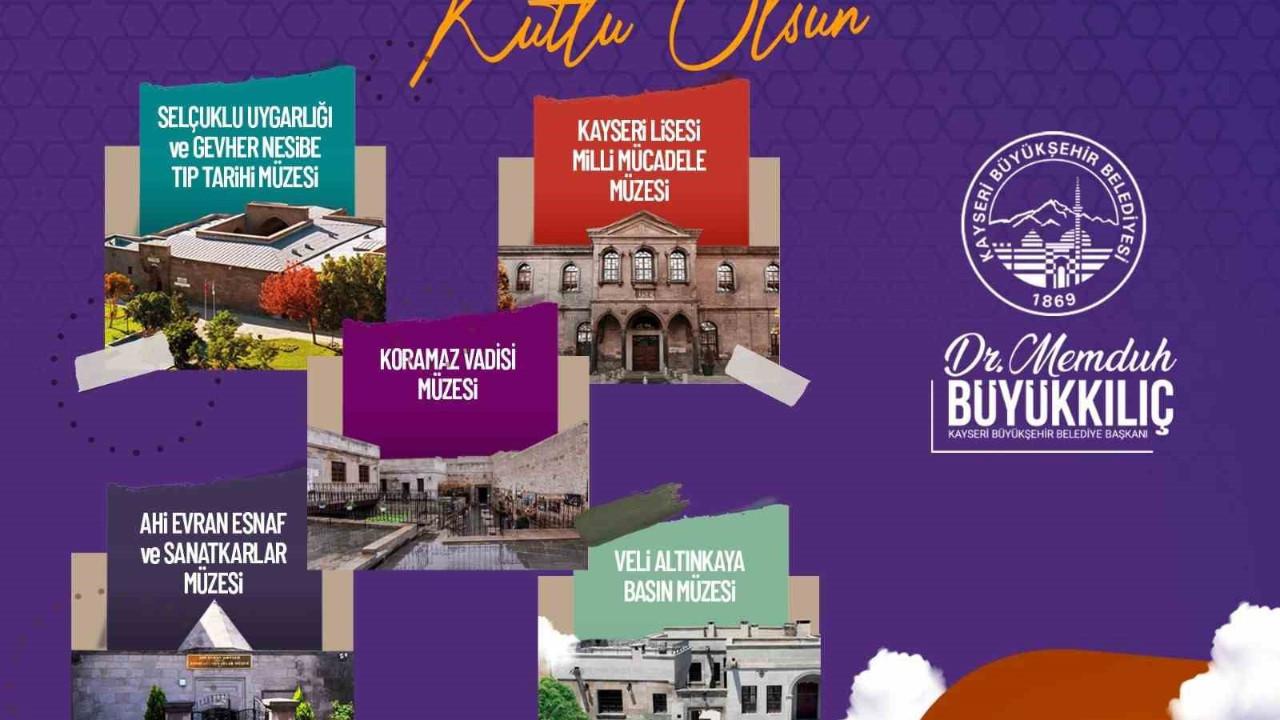 18-24 Mayıs tarihleri arasında Kayseri'de ücretsiz oldu!