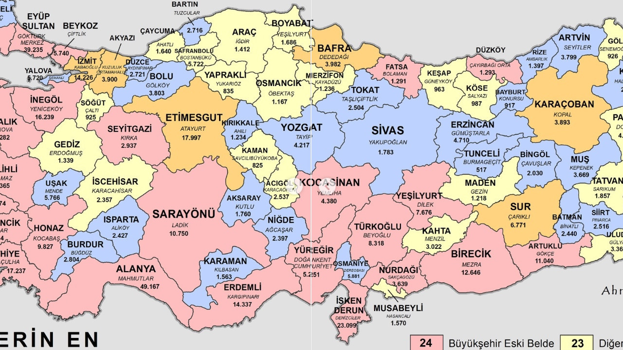 81 ildeki en büyük köyler belli oldu! İşte memleketinizin en büyük köyü