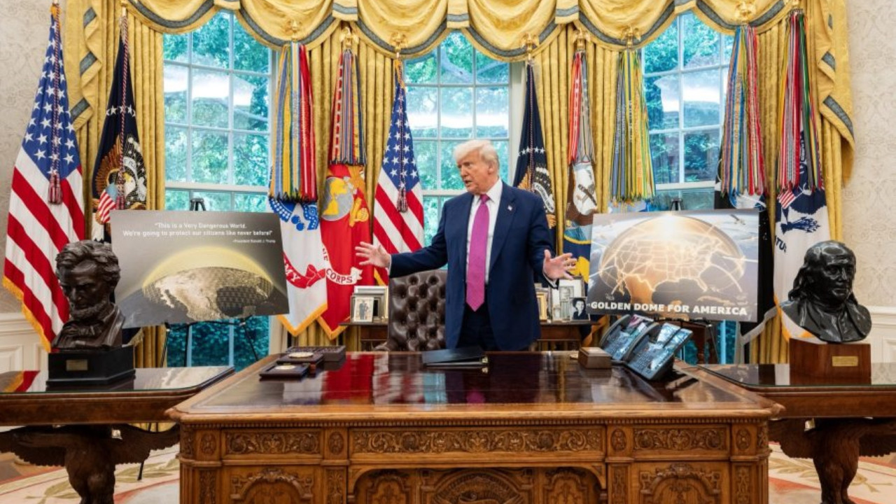 Trump Altın Kubbe'yi sundu: Reagan'ın Yıldız Savaşları geri dönüyor... Altın Kubbe nedir? Demir Kubbe'den ne farkı var? Ne kadara mal olacak?