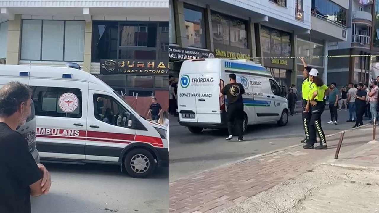 Tekirdağ'da silahlı saldırı! 1 kişi hayatını kaybetti