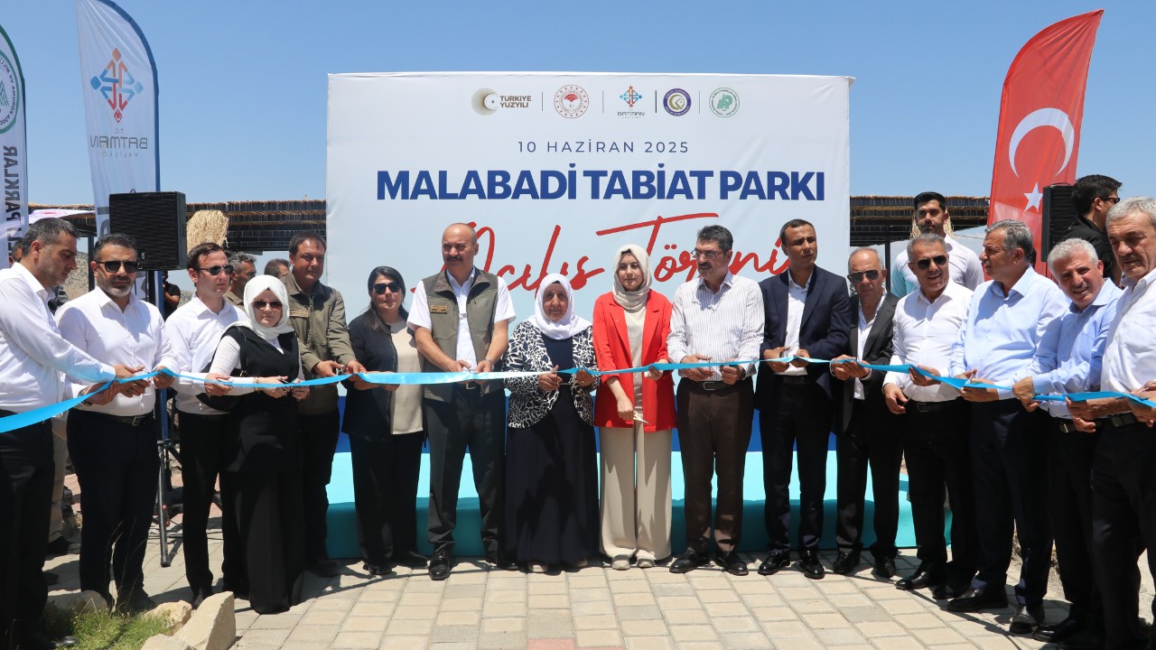 Batman'da Malabadi Tabiat Parkı açıldı
