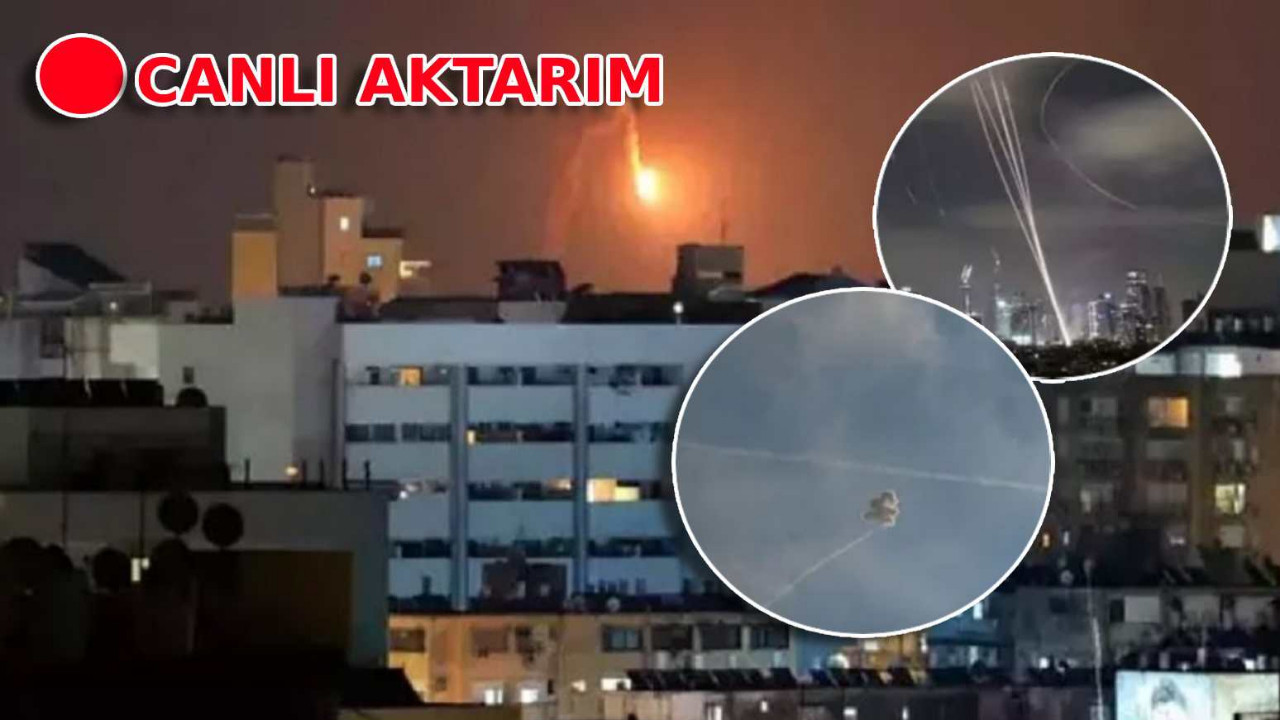 CANLI ANLATIM... Tel Aviv'de en uzun gece: İran, İsrail'i hipersonik füzelerle vurdu