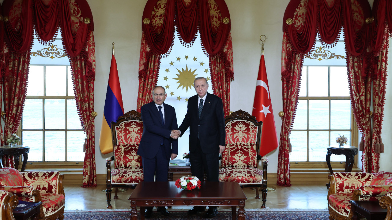Cumhurbaşkanı Erdoğan'dan kritik görüşme! Ermenistan Başbakanı Paşinyan'ı kabul etti