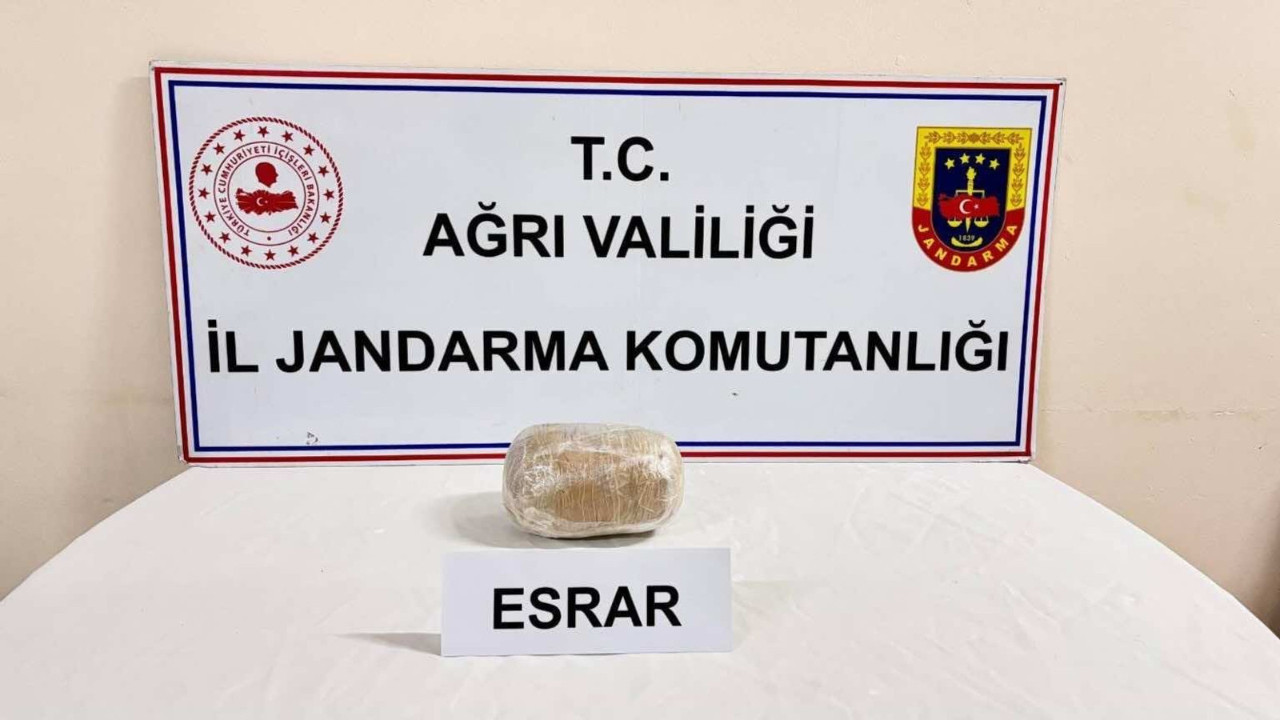 Ağrı'da yol kontrolünde ele geçirildi! El konuldu