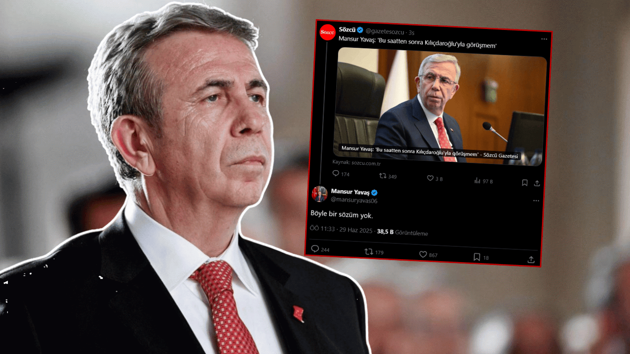 Mansur Yavaş, Sözcü'nün o haberini yalanladı: 'Böyle bir sözüm yok'