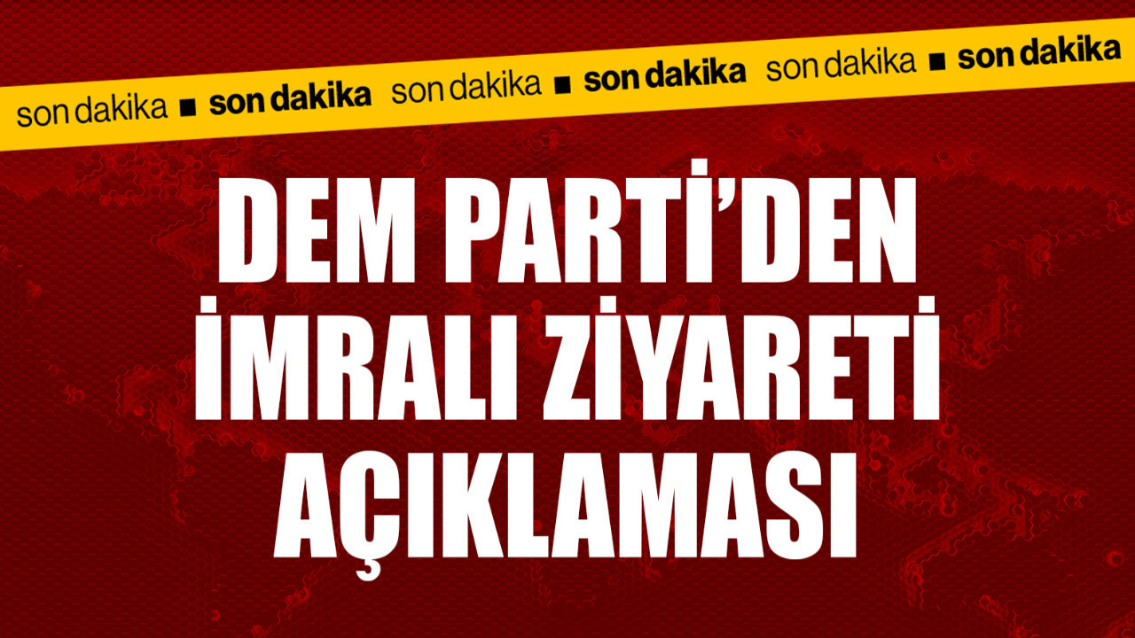 DEM Parti'den İmralı ziyareti açıklaması: Öcalan şehitler için ne dedi?