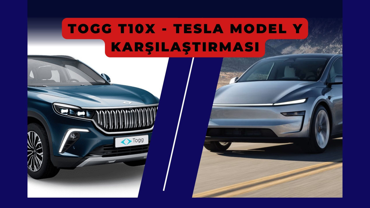 Tesla Model Y ve Togg T10X karşılaştırması 2025: Tasarım, teknoloji ve teknik özelliklerin kapsamlı analizi
