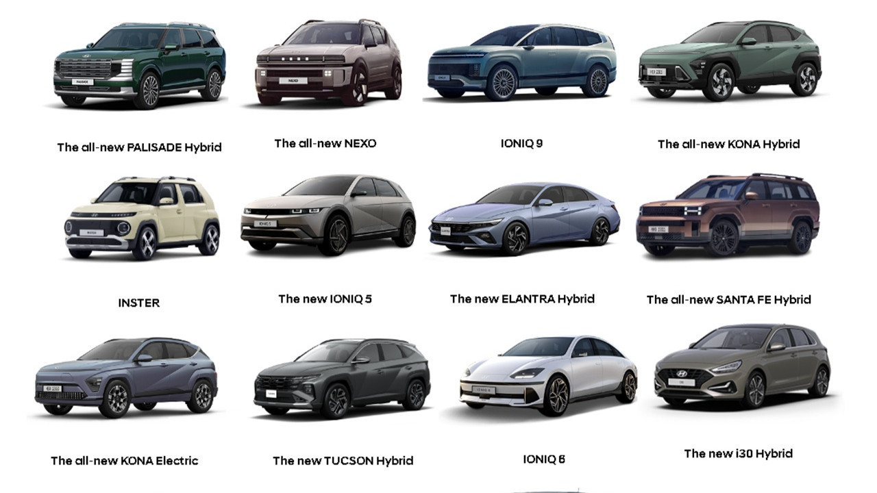Hyundai 2030 yılına kadar 2 Milyon elektrikli otomobil satmayı hedefliyor: 21 Yeni Model Gelecek