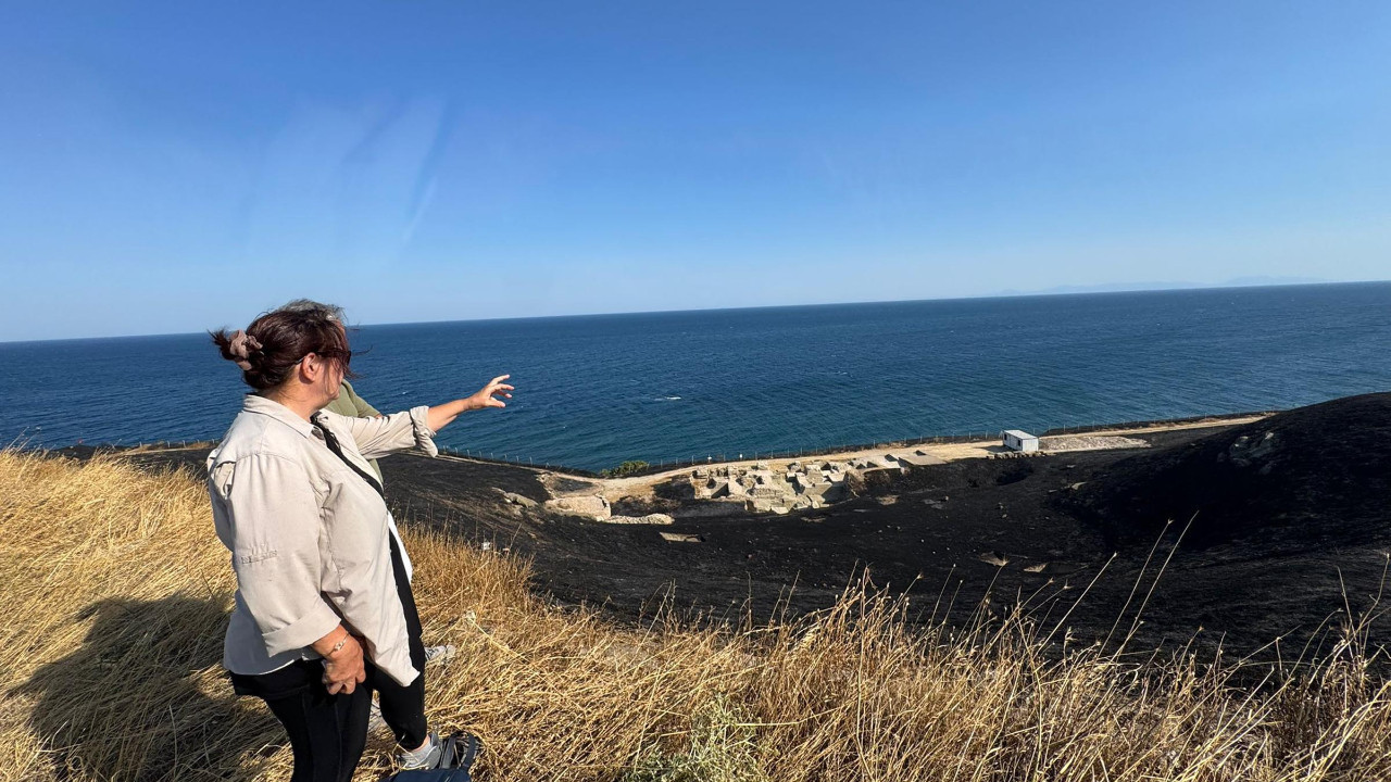 Perinthos Antik Kenti yakınında yangın!