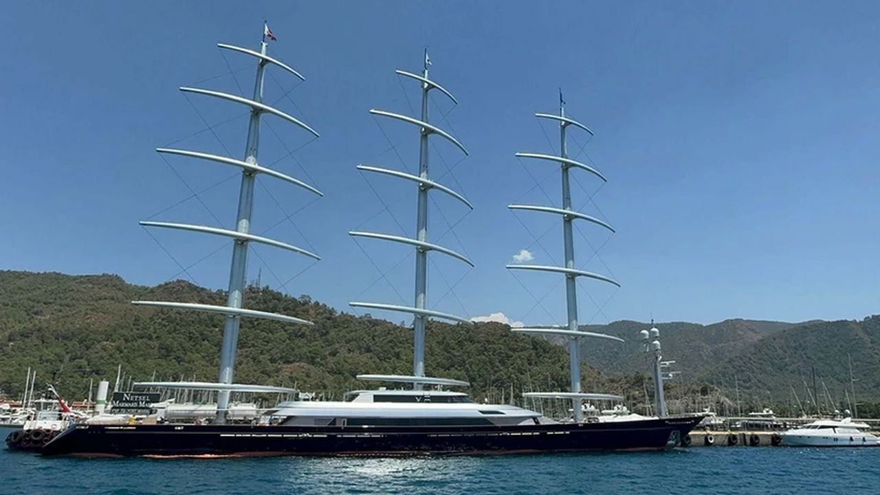 Kiralama bedeli 580 bin euro! Marmaris'te görüldü