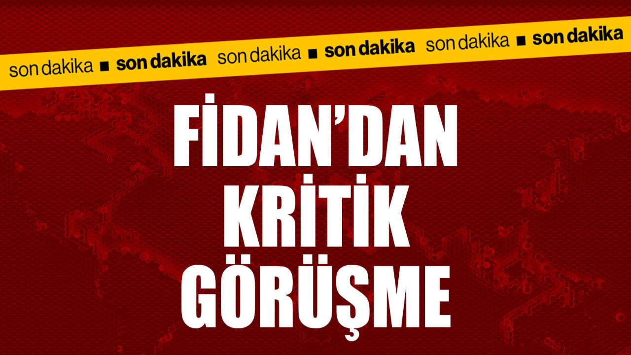 Dışişleri Bakanı Fidan'dan kritik görüşme! Gündem nükleer müzakereler