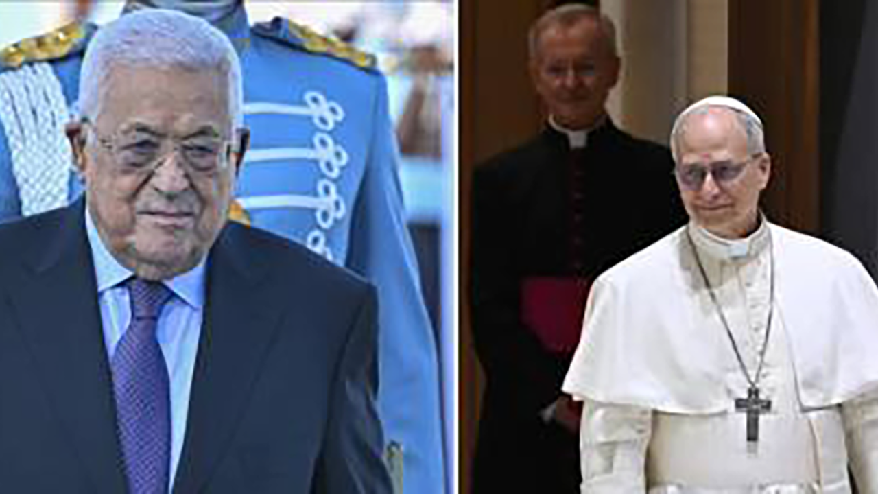 Tarihi görüşme! Papa ile Filistin Devlet Başkanı bir araya geldi